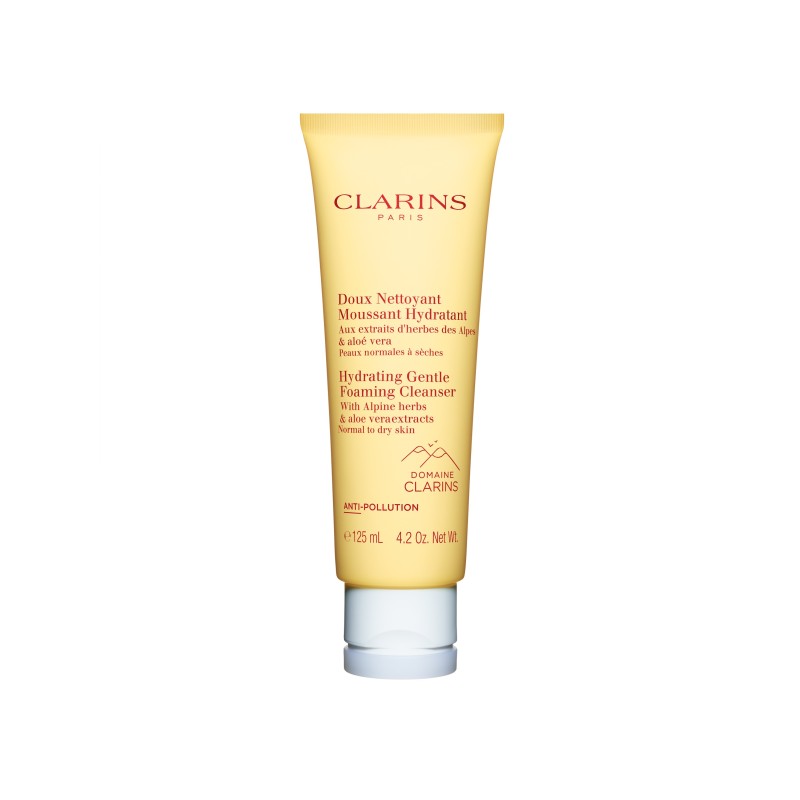 Clarins gentle foaming hydrating cleanser